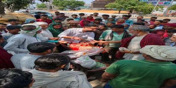हिसार : मजदूरों के हकों की लड़ाई में सदैव अग्रणी भूमिका निभाता रहेगा भारतीय जनता मजदूर सेल : सुमित पूनिया