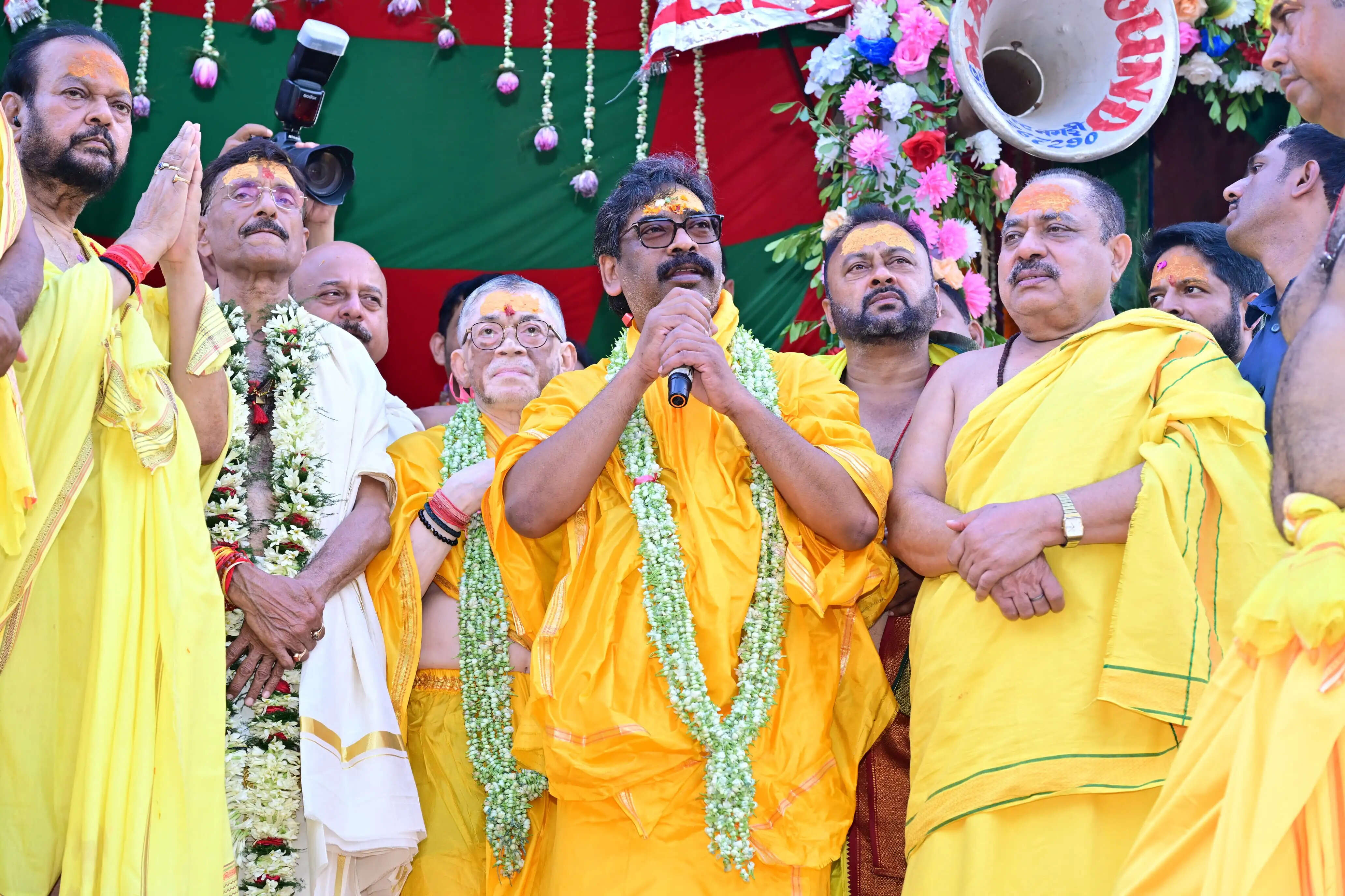 रथयात्रा महोत्सव में शामिल हुए राज्यपाल और मुख्यमंत्री, जगन्नाथपुर मंदिर को पर्यटन की नई पहचान देने की घोषणा