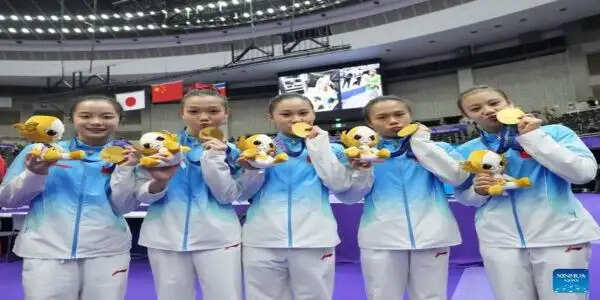 एशियाई खेल: चीन ने लगातार 14वीं बार जीता महिला जिम्नास्टिक टीम स्वर्ण