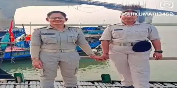 ड्युटी के दौरान रील बनाते महिला पुलिसकर्मी का विडियो हुआ वायरल