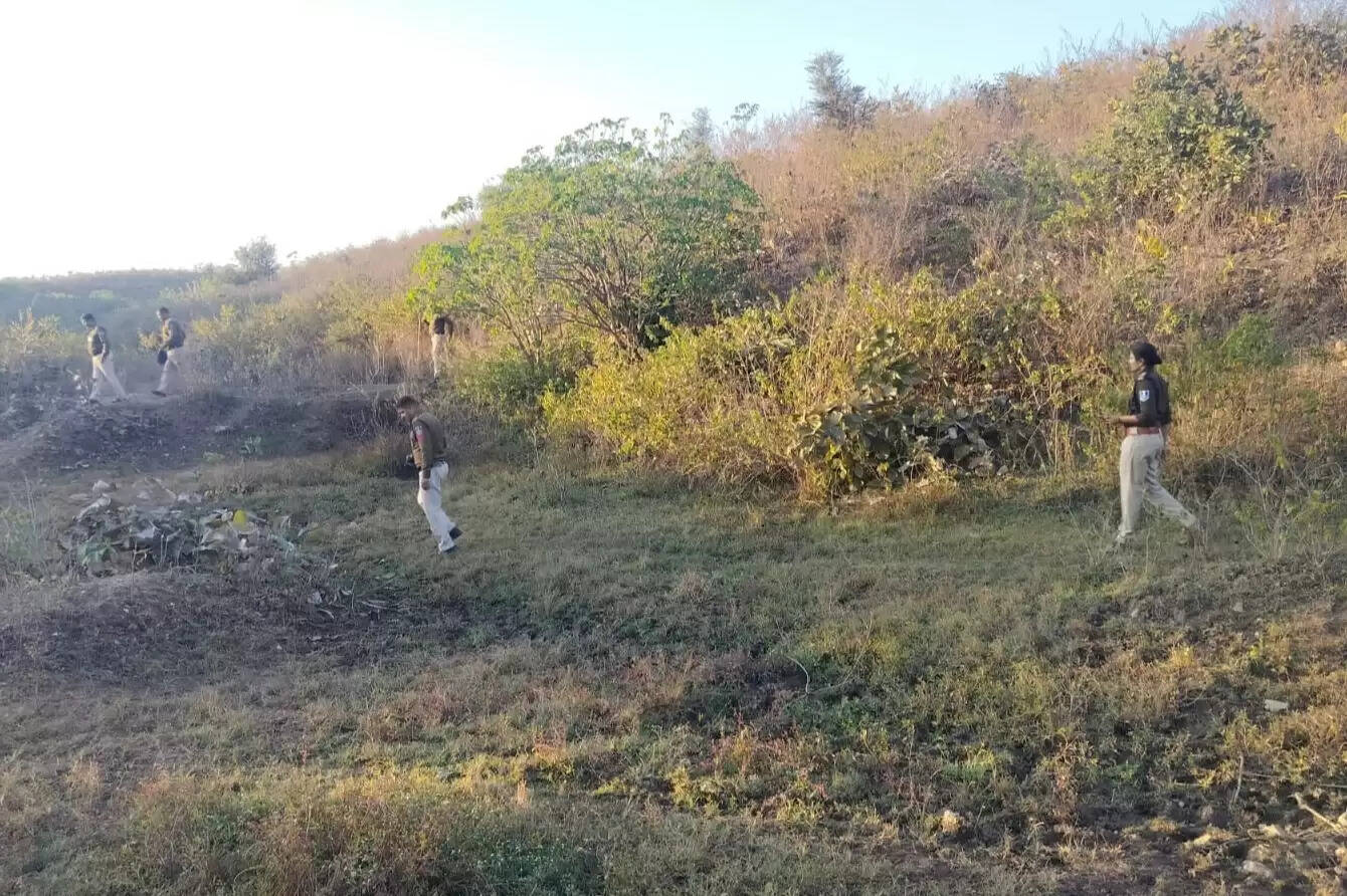 झाबुआ: मेघनगर थाना अंतर्गत सजेली नान्यासाथ वन क्षेत्र में प्रशासकीय संयुक्त दल द्वारा शुरू किया गया सर्चिंग एवं जांच कार्य