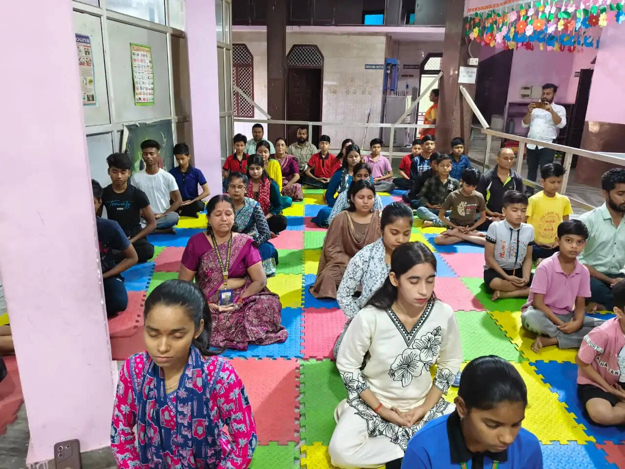 पीबीआरपी अकादमी में योग शिविर आयोजित, छात्रों को दी स्वास्थ्य संबंधी जानकारी