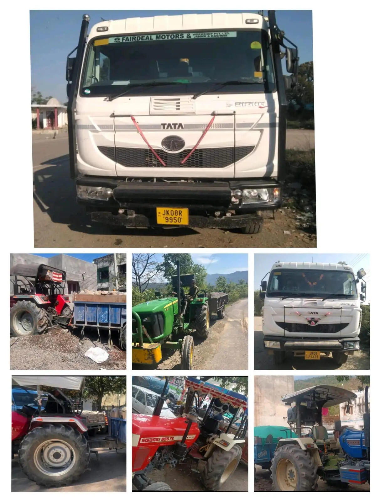 कठुआ-बिलावर में अवैध खनन पर सख्त कार्रवाई, 7 वाहन जब्त