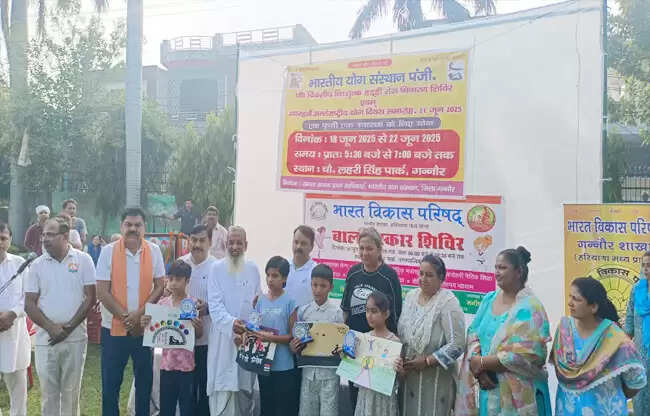 सोनीपत: संस्कारों से सजे भविष्य की ओर बढ़ाते हैं बाल कदम: ओएस डी वीरेंद्र