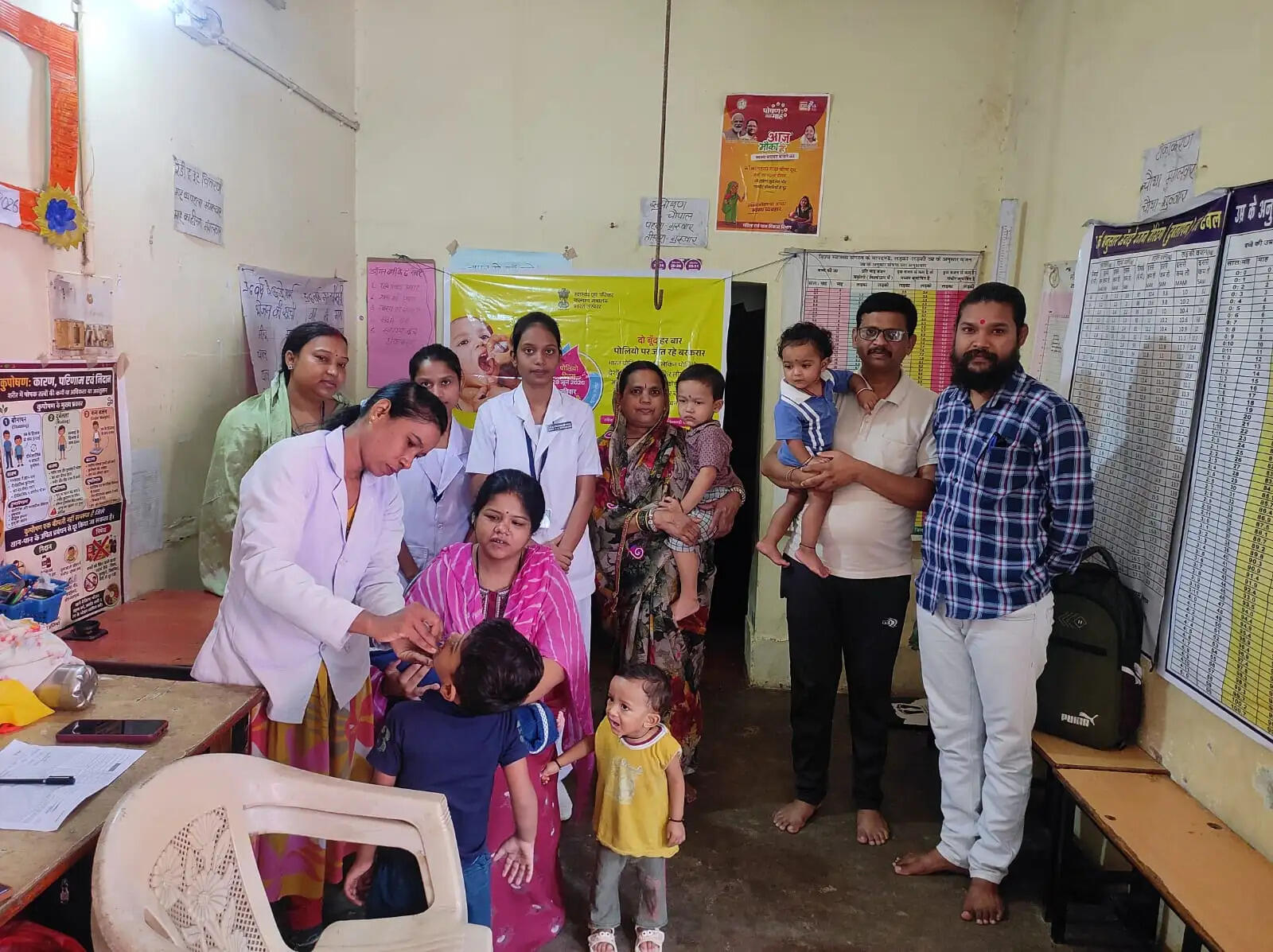 राष्ट्रीय पोलियो दिवस पर वार्ड 15 में चला जागरूकता अभियान, बच्चों को पिलाई गई जीवनरक्षक दो बूंद