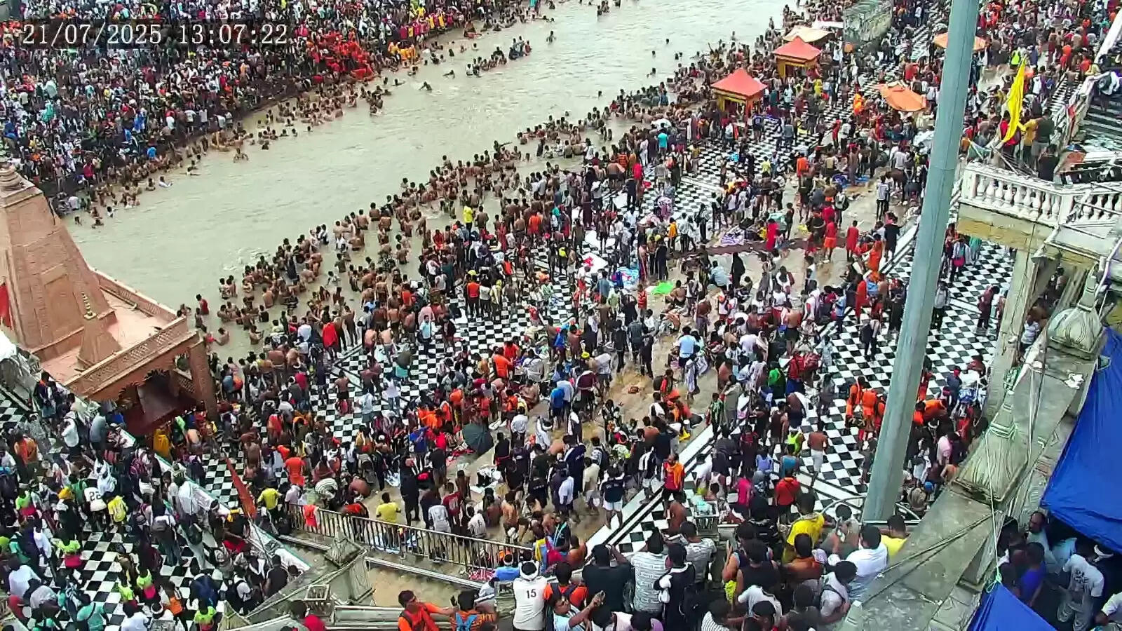 कांवड़ मेला : 11 दिनोँ में 3 करोड़ 57 लाख शिवभक्तों ने भरा गंगाजल