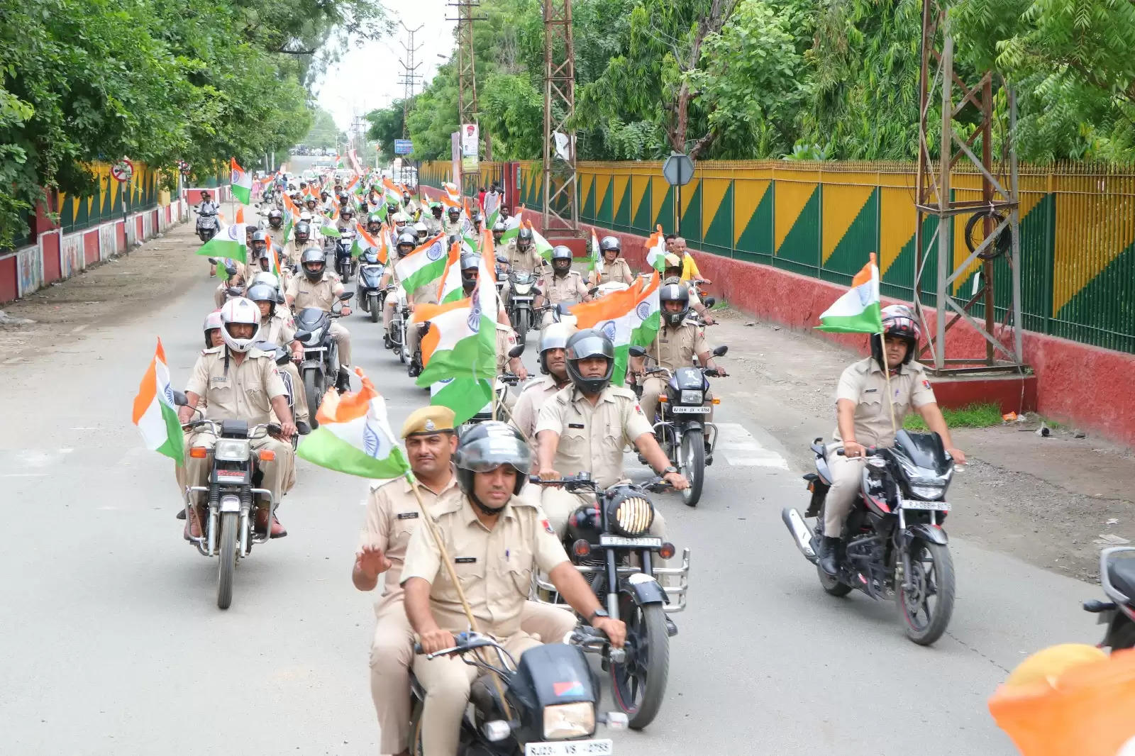 भीलवाड़ा में उत्साह-उमंग के साथ निकली तिरंगा रैली