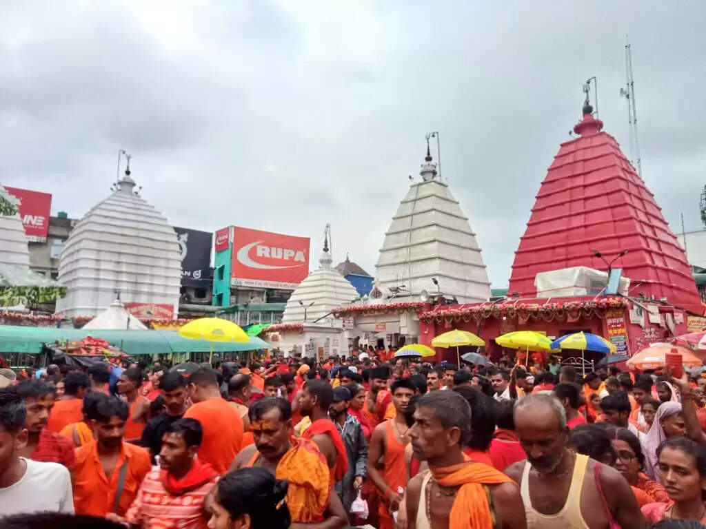 देवघर के बाबा बैद्यनाथ धाम में अबतक 25.96 लाख श्रद्धालुओं ने किया जलार्पण