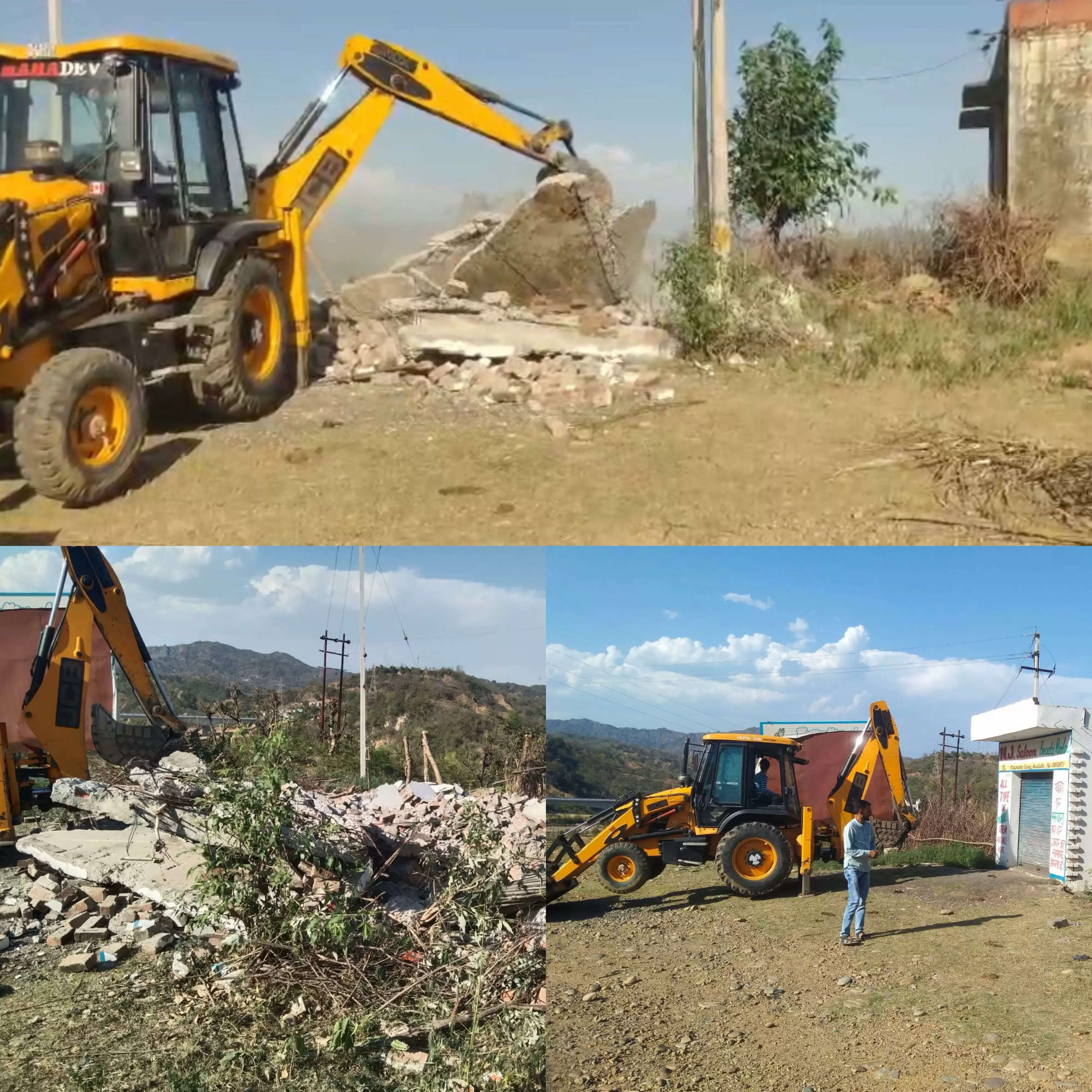 कठुआ प्रशासन ने बसंतपुर में चलाया अतिक्रमण विरोधी अभियान, सरकारी जमीनों से अवैध कब्जे हटाए