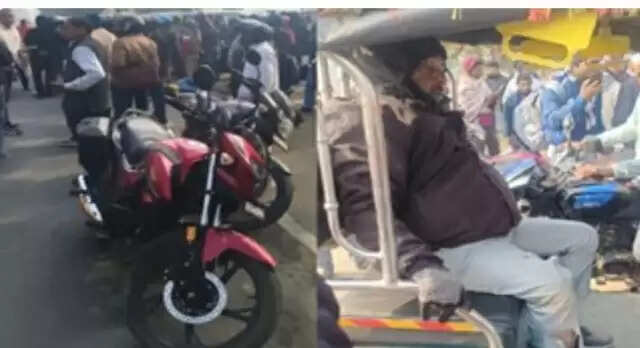 सड़क दुर्घटना में एक शिक्षक की मौत, दूसरा गंभीर रूप से घायल