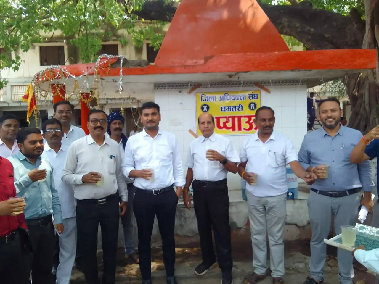 तपती गर्मी में राहत: तहसील परिसर में शुरू हुआ नया प्याऊ घर