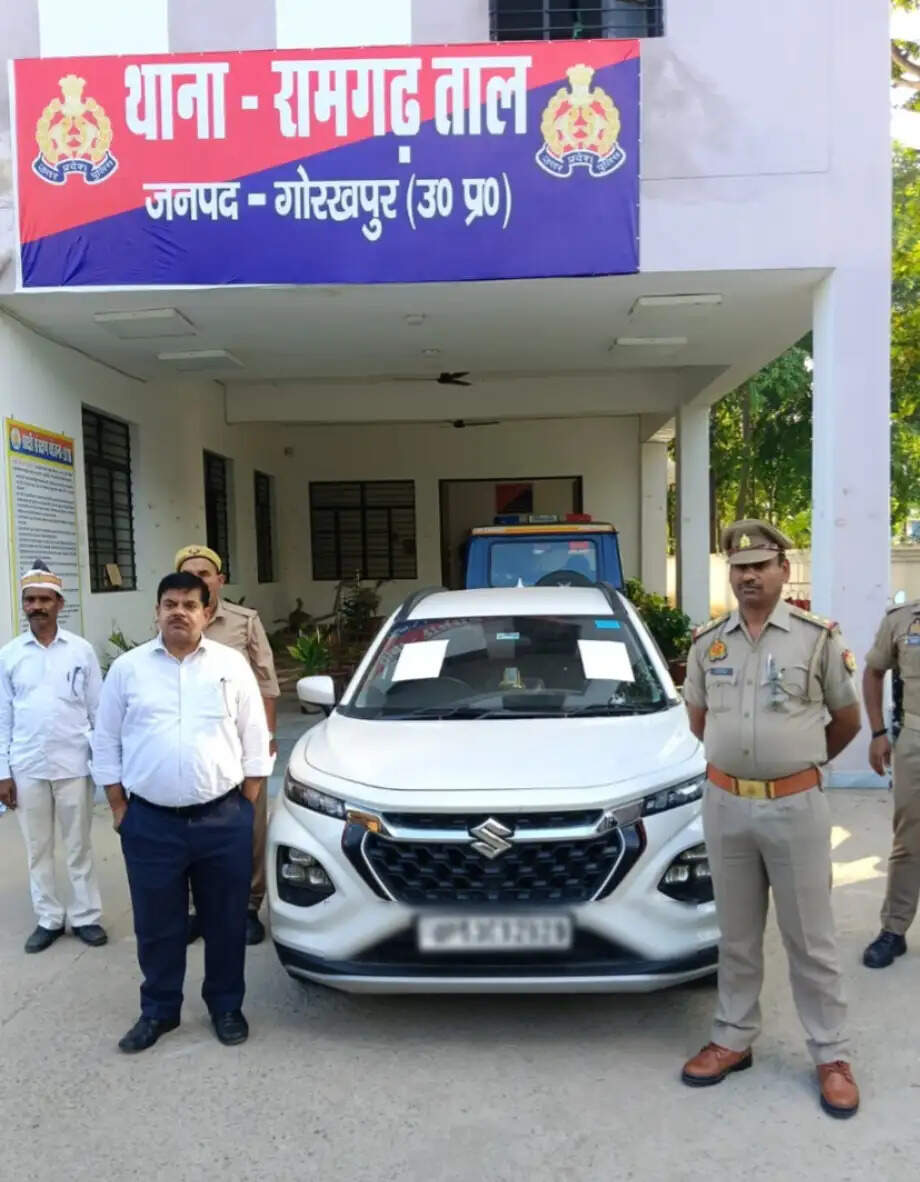 गोरखपुर में गैंगस्टर की आठ लाख से अधिक कीमत की चार पहिया वाहन जब्त