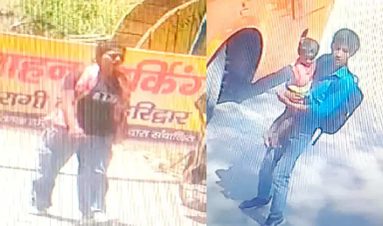 बैरागी कैंप से तीन साल की मासूम का अपहरण, सीसीटीवी में कैद हुए संदिग्ध