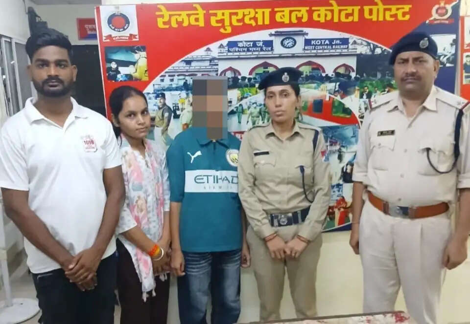 घर से नाराज होकर कोटा पहुंची 15 वर्षीय बालिका
