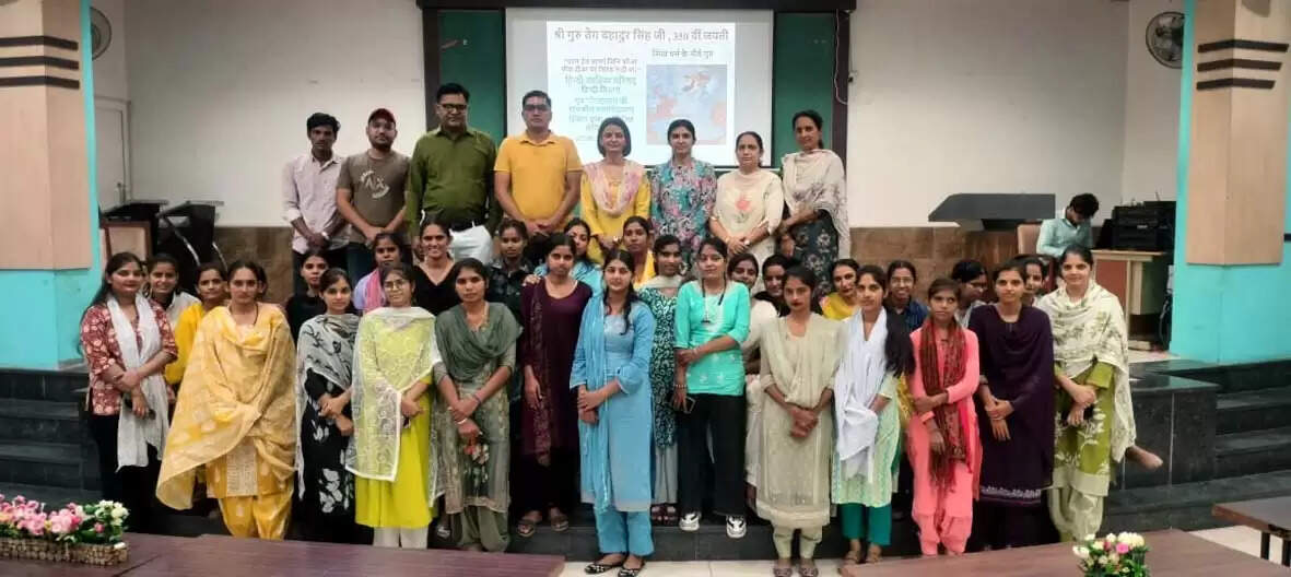 हिसार : गुरु तेग बहादुर जी ने बलिदान देकर इतिहास में अमर उदाहरण प्रस्तुत किया : डॉ. विवेक सैनी