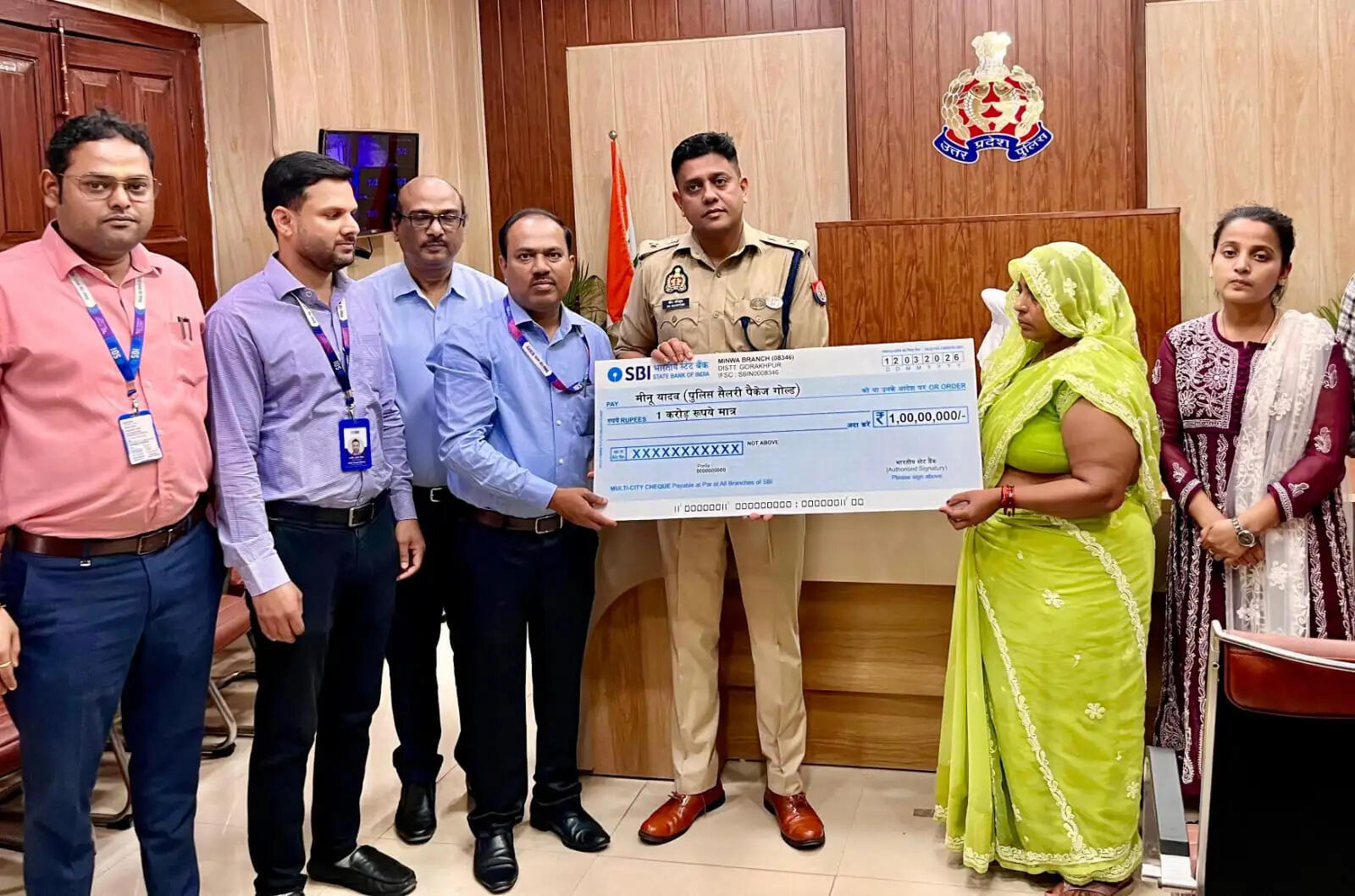 दुर्घटना में मृत पुलिसकर्मी के परिजन को मिला एक करोड़ का बीमा दावा