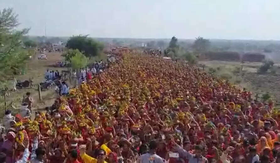 झालावाड़ के कामखेड़ा धाम में कलश यात्रा ने बनाया रिकॉर्ड