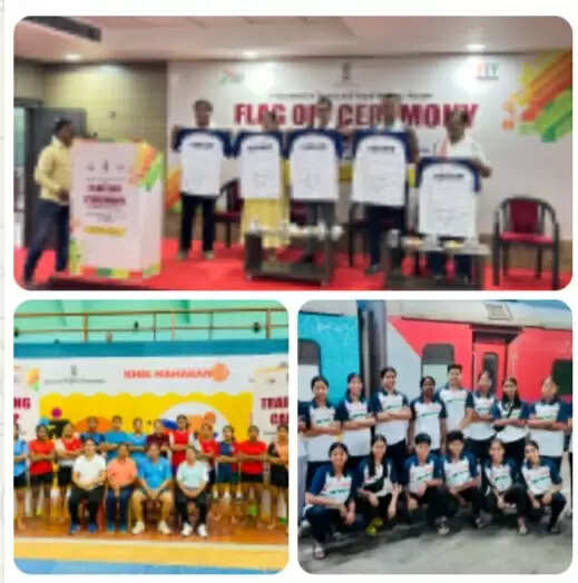 खेलो इंडिया यूथ गेम्स 2025: असम की पहली टीम रवाना