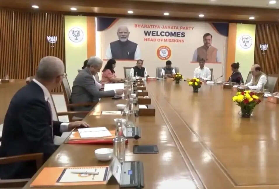 आर्मेनिया, मिस्र सहित आठ देशों के राजनयिकों से मिले भाजपा अध्यक्ष नितिन नवीन