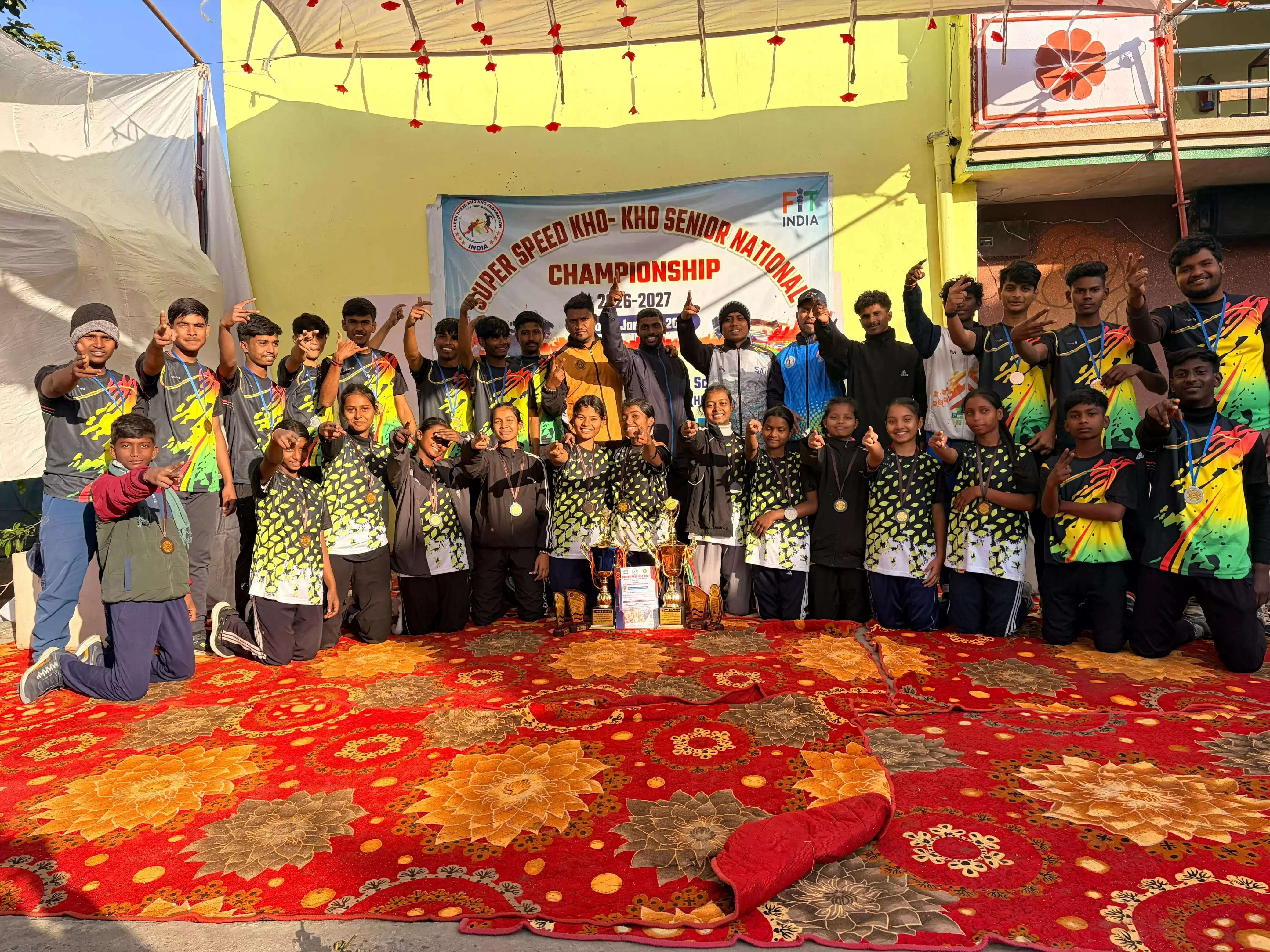 द्वितीय सीनियर राष्ट्रीय सुपर स्पीड खो-खो प्रतियोगिता में झारखंड का शानदार प्रदर्शन