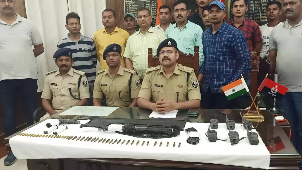 मोतिहारी जिले का कुख्यात कृणाल सिंह एके 47 के साथ गिरफ्तार