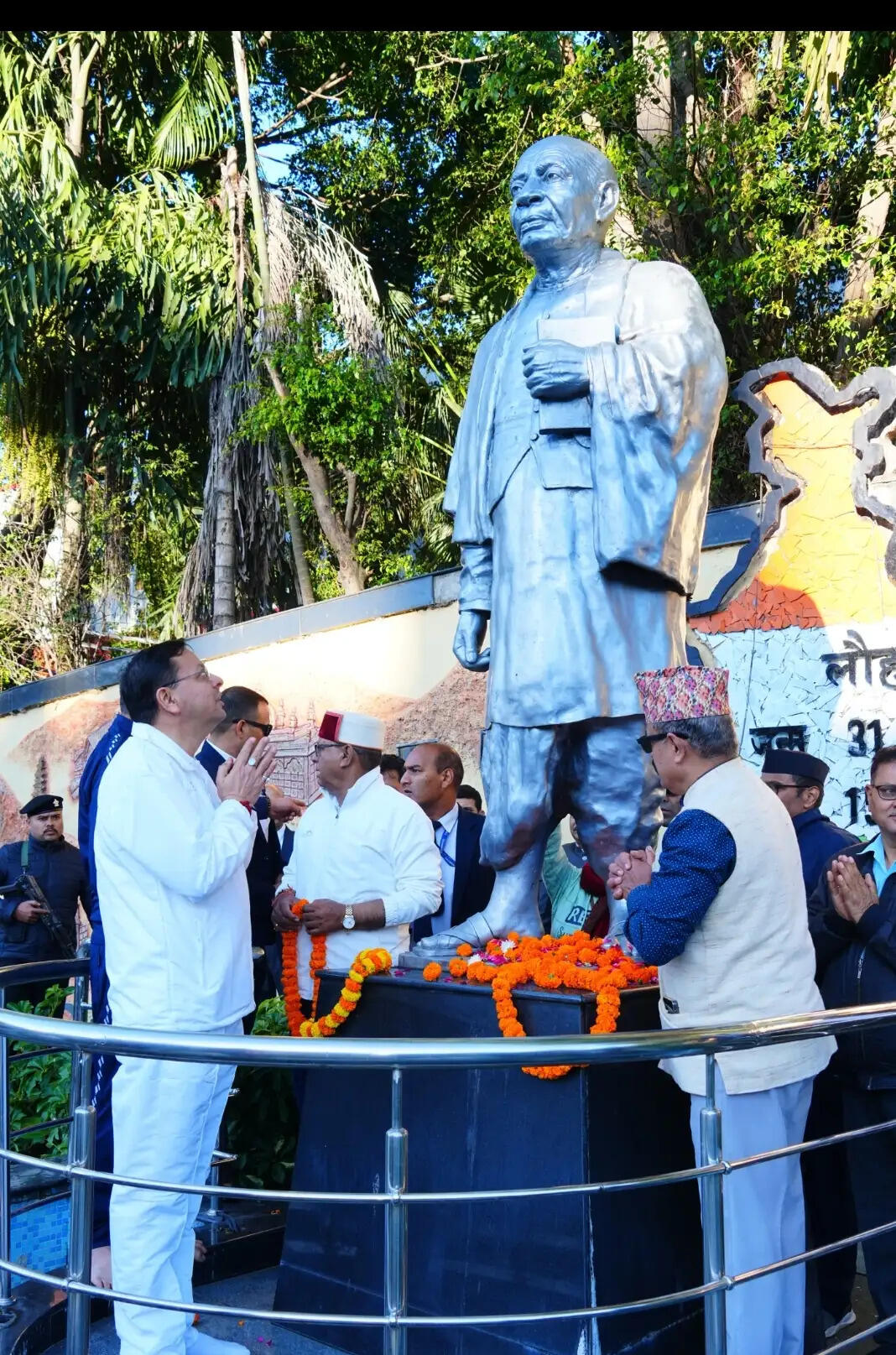 सरदार पटेल ने रियासतों का एकीकरण कर मजबूत भारत की नींव रखी : पुष्कर सिंह धामी