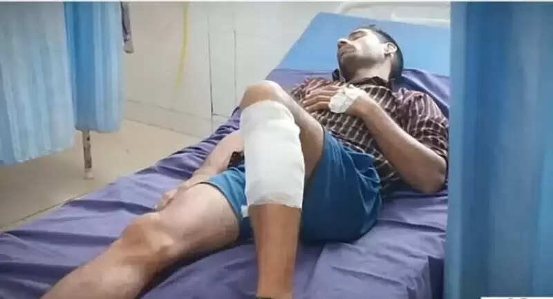 पलवल: पुलिस मुठभेड़ में इनामी बदमाश गिरफ्तार,लगी गोली