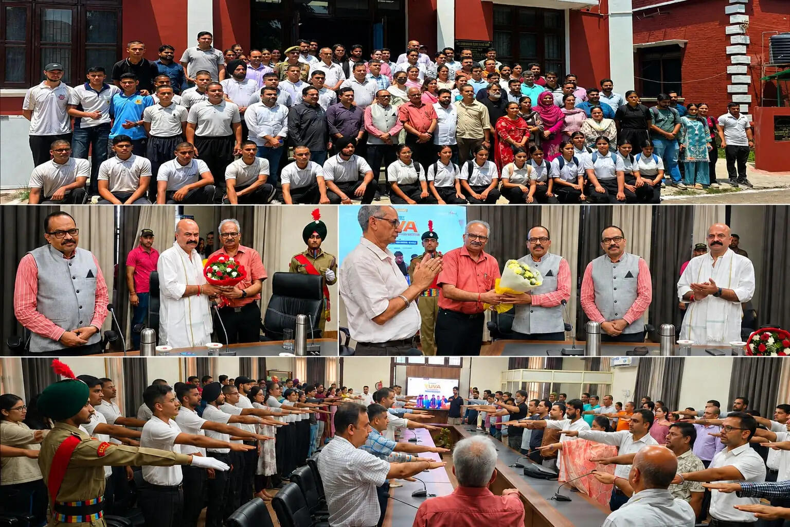 जीजीएम साइंस कॉलेज में 'नशा मुक्त युवा–विकसित भारत संकल्प अभियान' का सीधा प्रसारण