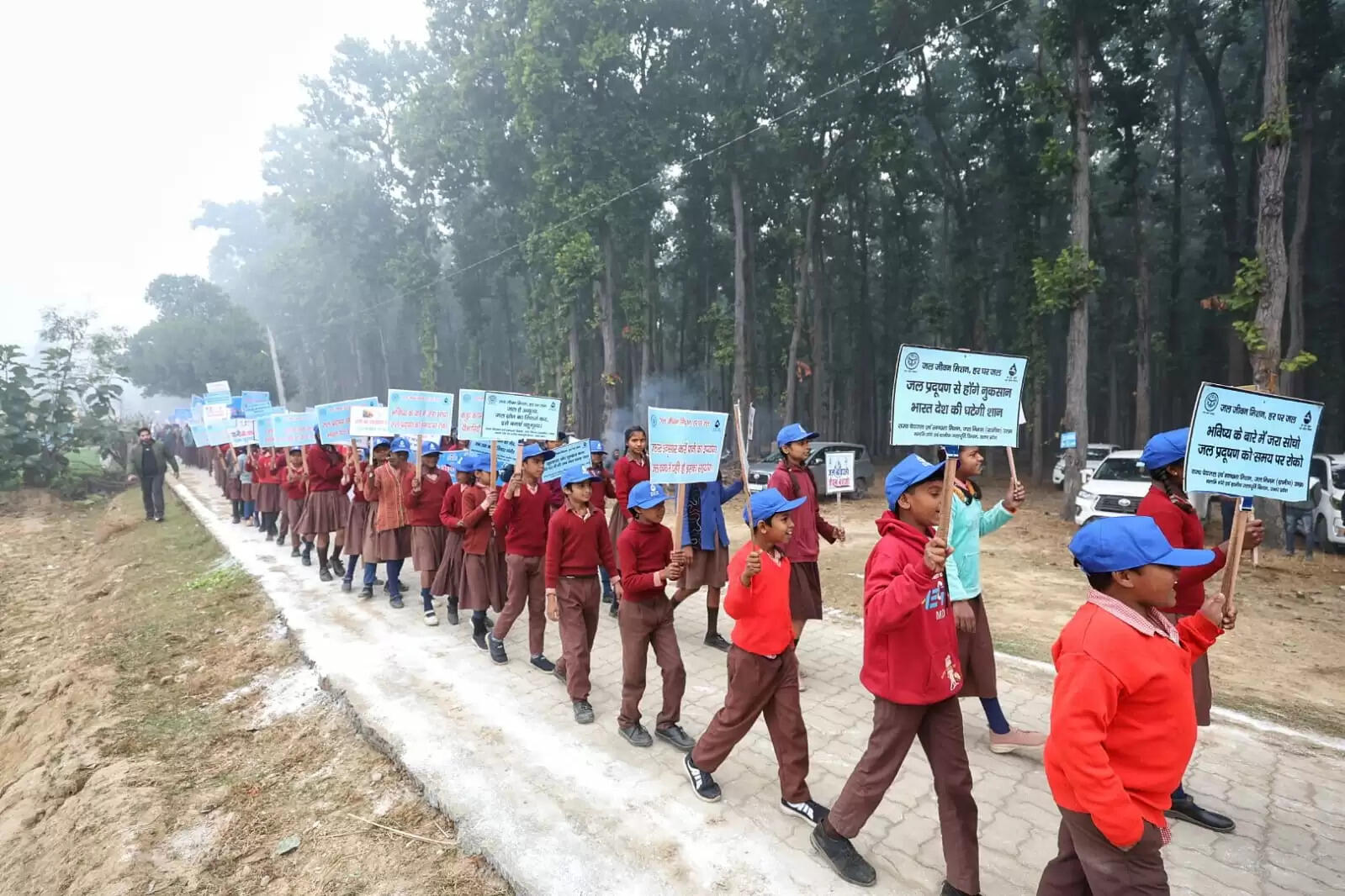 गोरखपुर का वनटांगिया गांव तिनकोनिया बना प्रदेश का पहला जल अर्पण गांव