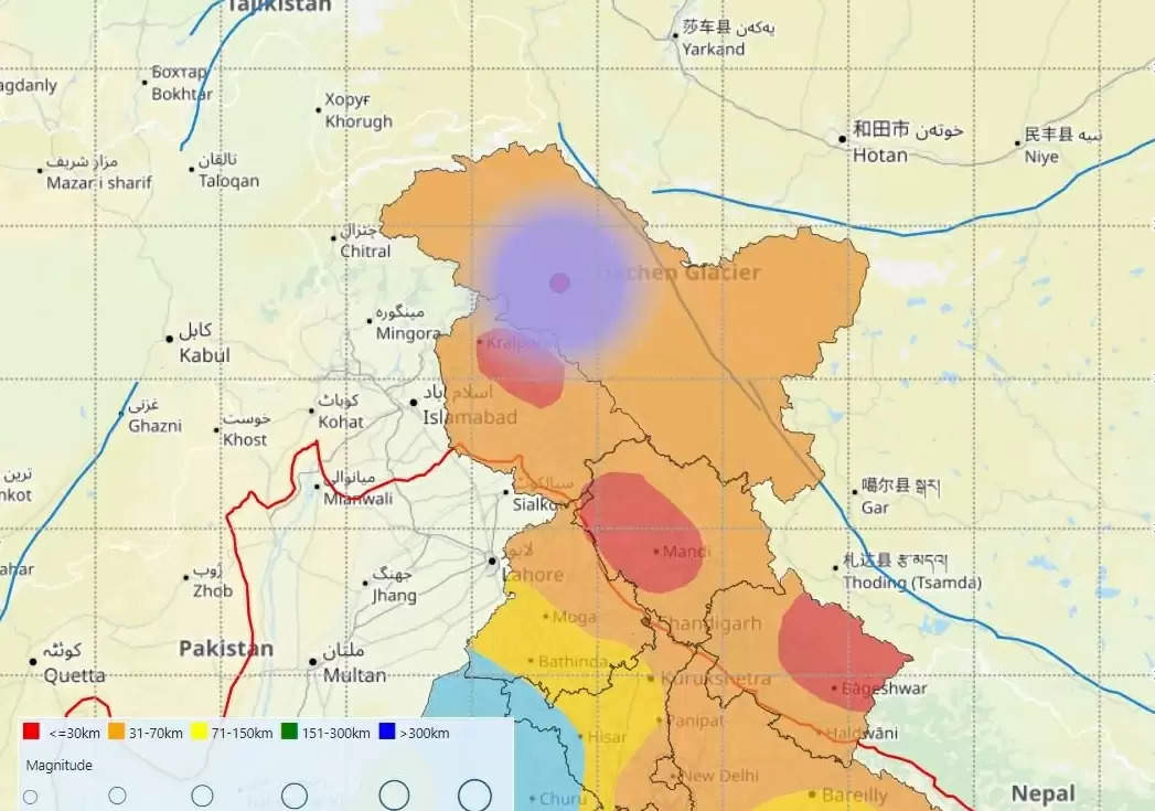 लेह-लद्दाख से किर्गिस्तान तक भूकंप से डोली धरती