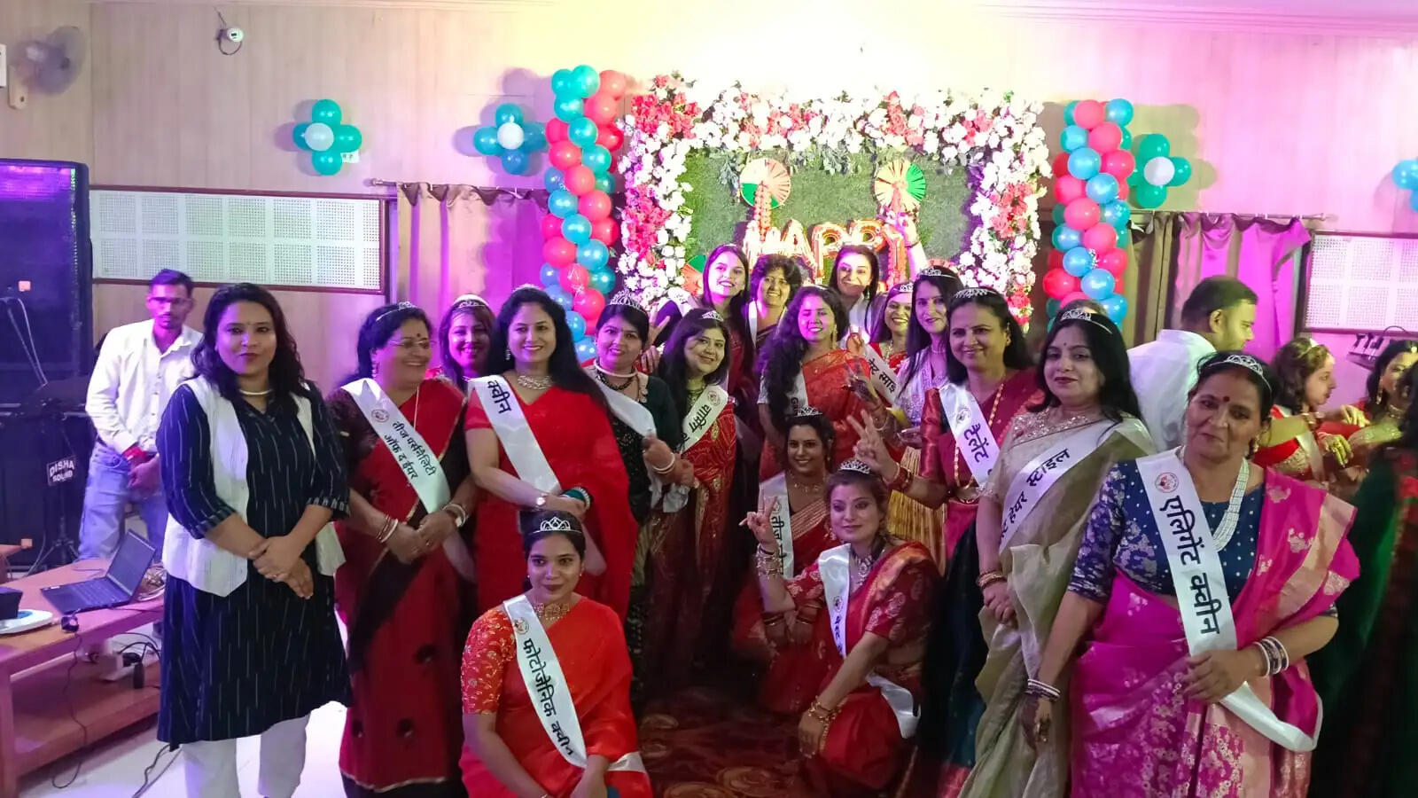 रायपुर प्रेस क्लब में सजा तीज का रंग, महिला पत्रकारों के साथ अतिथियों ने भी बिखेरा जलवा