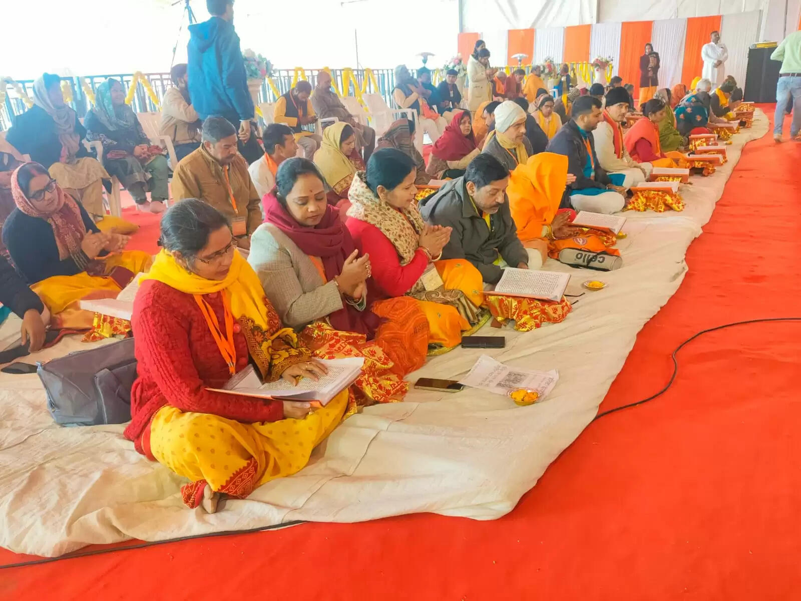 अयोध्या : द्वितीय प्रतिष्ठा द्वादशी महोत्सव में रामचरितमानस पाठ का हुआ समापन