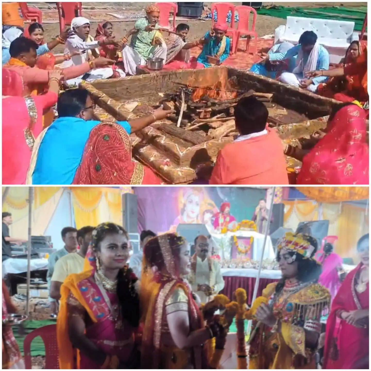राजगढ़ः शिवधाम कॉलोनी में श्रीमद्भागवत कथा का समापन, पूर्णाहुति के साथ गूंजा भक्तिरस