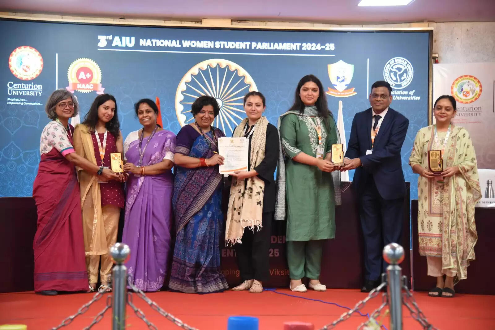 जम्मू के क्लस्टर विश्वविद्यालय ने तीसरी अखिल भारतीय महिला छात्र संसद में 5वां स्थान प्राप्त किया