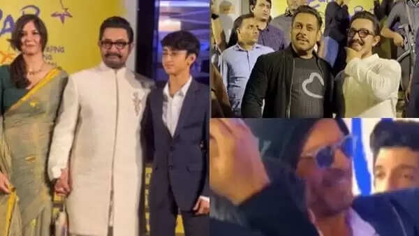 आमिर खान की फिल्म 'सितारे जमीन पर' की स्क्रीनिंग, सलमान और शाहरुख भी पहुंचे