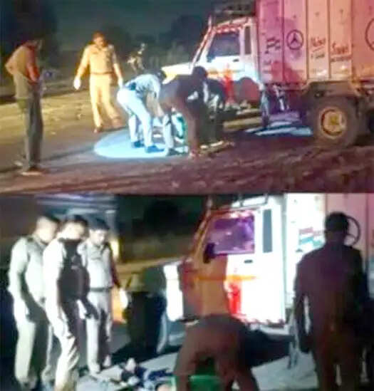 बहादराबाद-धनौरी मार्ग पर सड़क हादसा, एक की मौत, एक गंभीर