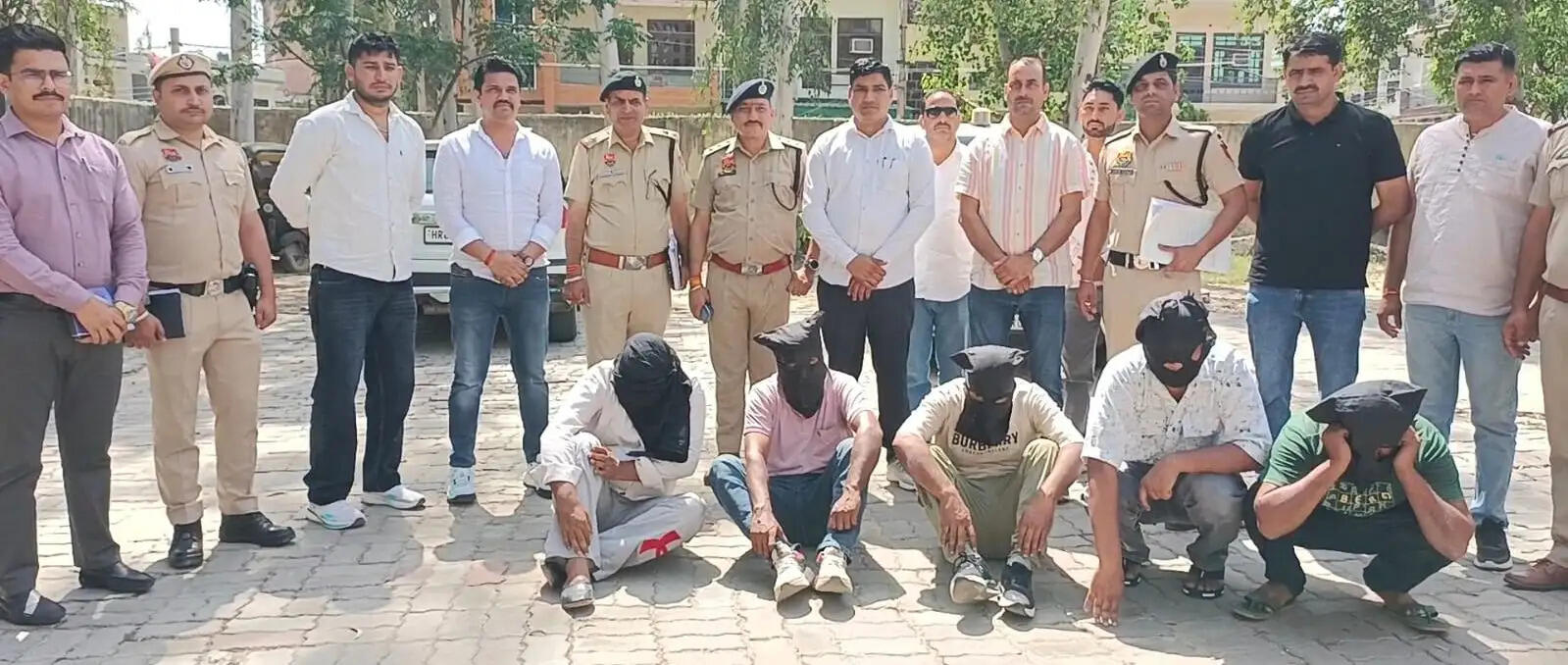 कैथल: हमले के आरोपियों को पुलिस ने करवाई उठक-बैठक