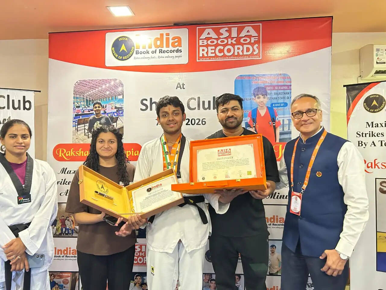 जयपुर के युवा मार्शल आर्ट खिलाड़ियों ने रचा इतिहास