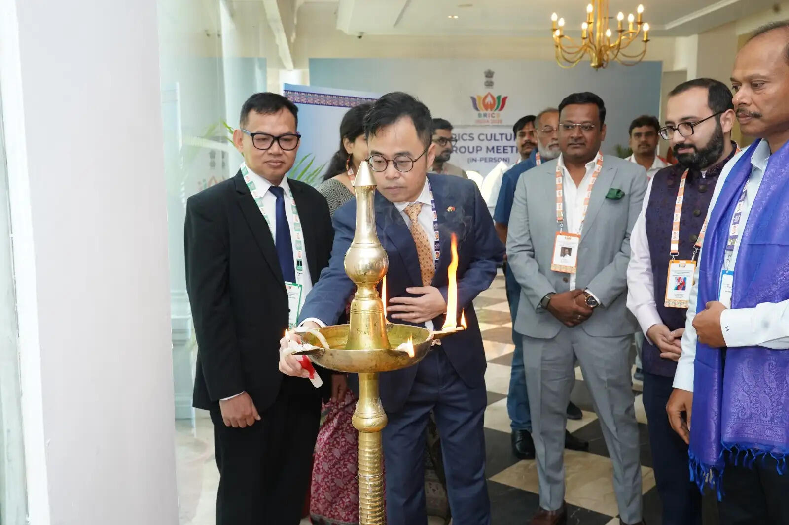 वाराणसी में ब्रिक्स संस्कृति कार्य समूह की दूसरी बैठक शुरू, सांस्कृतिक सहयोग और विरासत संरक्षण पर मंथन