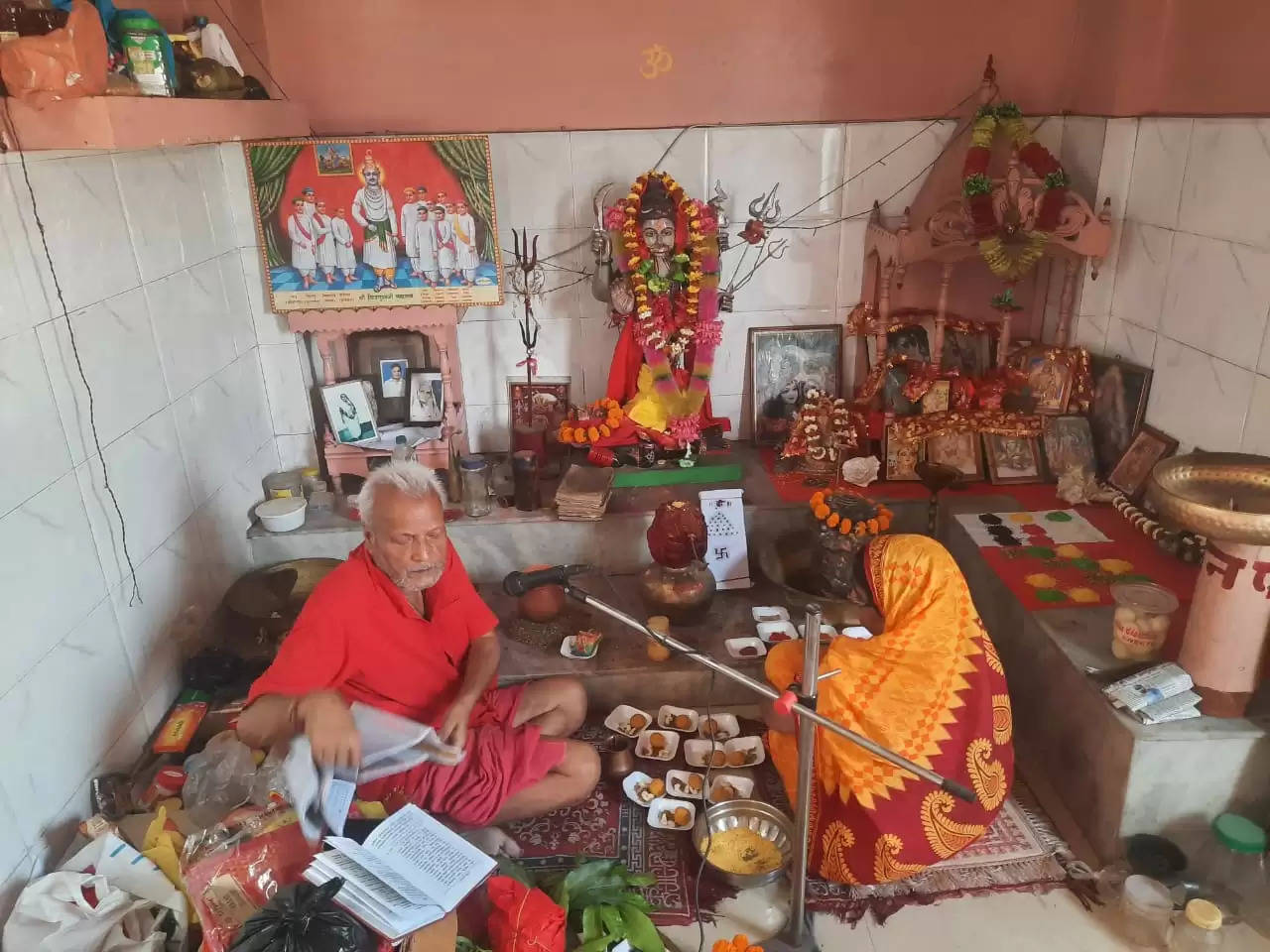 चैत्र नवरात्रि के पहले दिन महाकाल मंदिर में हुई मां शैलपुत्री की पूजा अर्चना