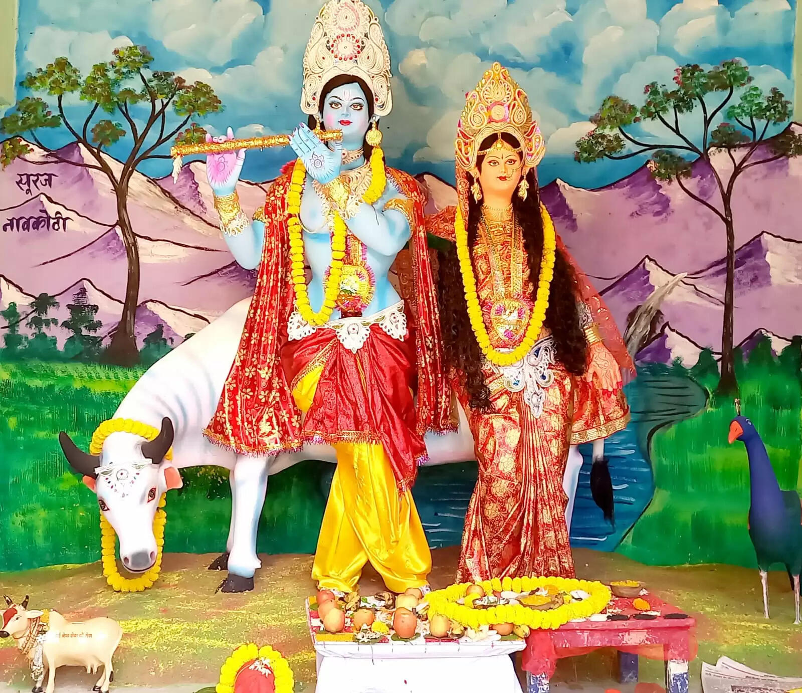 गौशाला मेला के दंगल में महिला पहलवानों ने दिखाया दांव