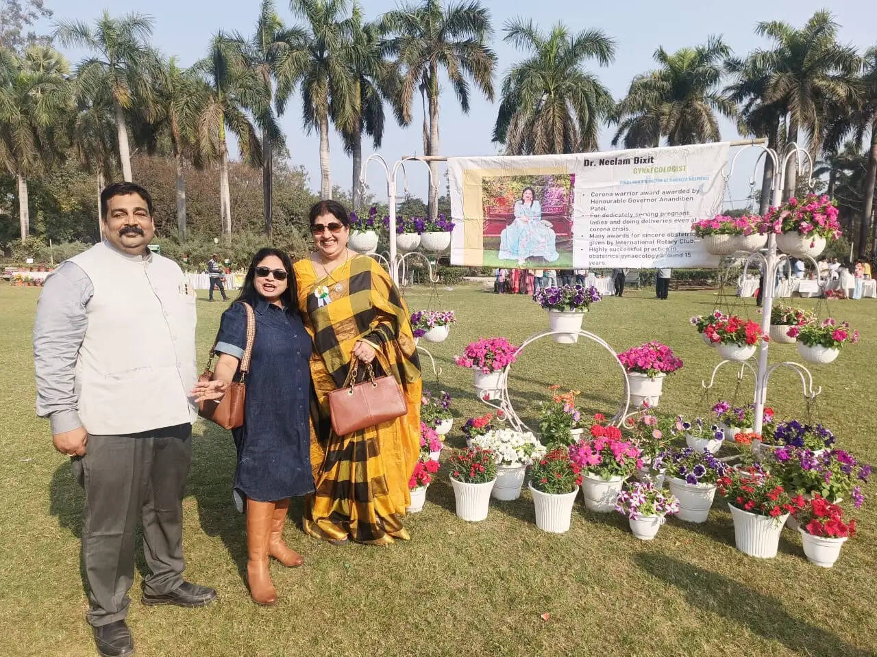 विंध्यवासिनी पार्क में प्रकृति का महाकुंभ, आकर्षण का केन्द्र रहे पुष्प