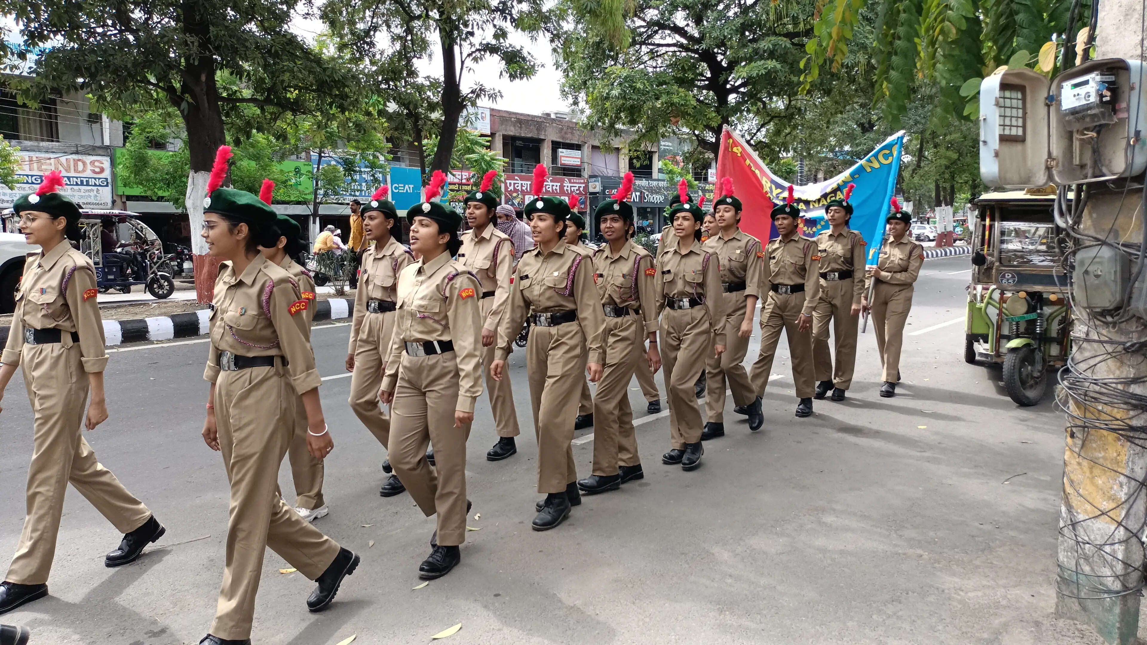 यमुनानगर: एनसीसी कैडेट्स ने शहर में निकाली स्वच्छता रैली
