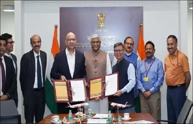 एयर इंडिया ने भारत को टूरिस्ट हब के तौर पर बढ़ावा देने के लिए पर्यटन मंत्रालय के साथ किया समझौता