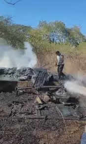 भोपाल में सतपुड़ा भवन के पास झाड़ियों में लगी आग, दूर तक दिखा धुंए का गुबार