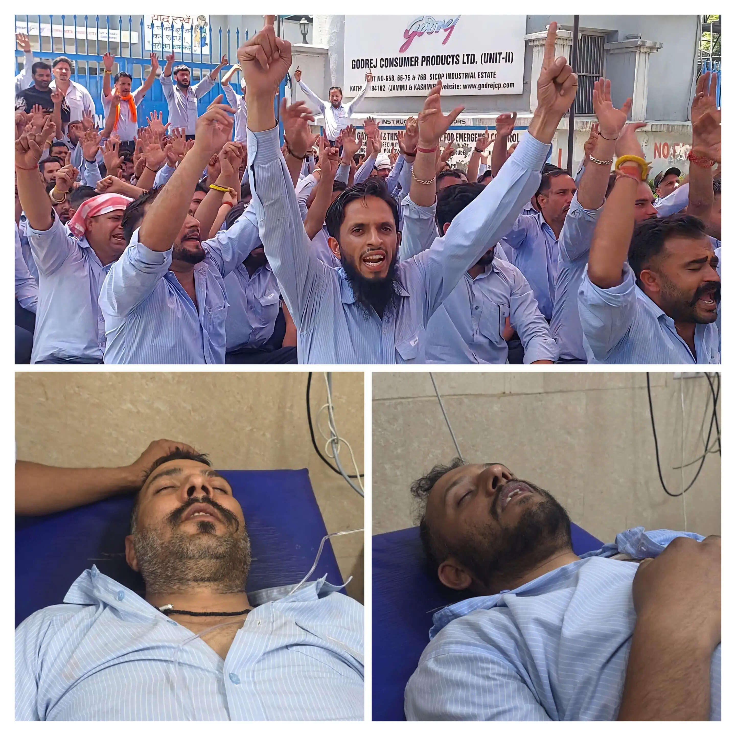 नौकरी गई, जान पर बनी-42 डिग्री तापमान में धरने पर बैठे कठुआ के श्रमिक बेहोश, सिस्टम मौन