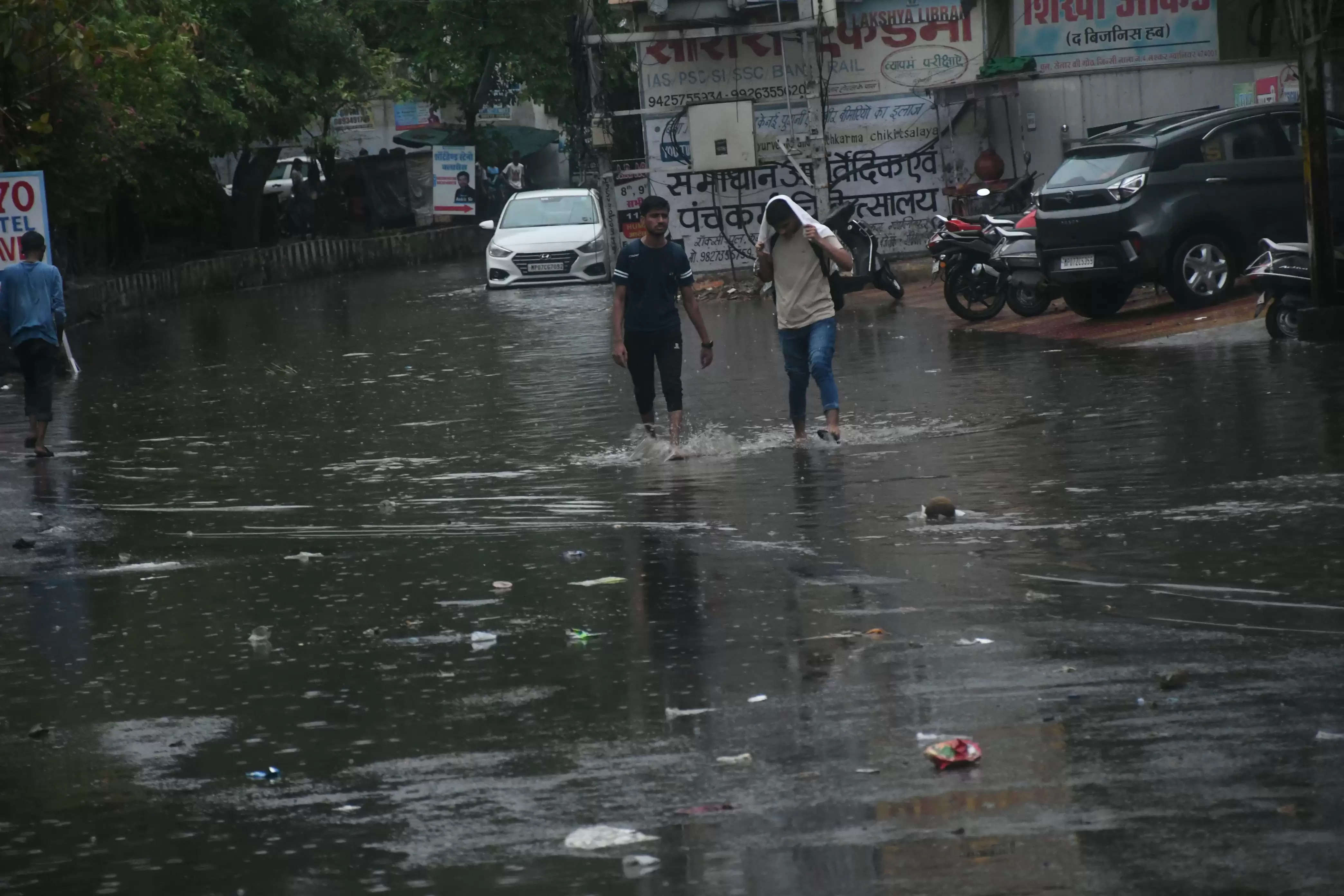 ग्वालियर: शहर में झमाझम बरसे मेघ, गुरुवार को होगी मानसून की आधिकारिक घोषणा