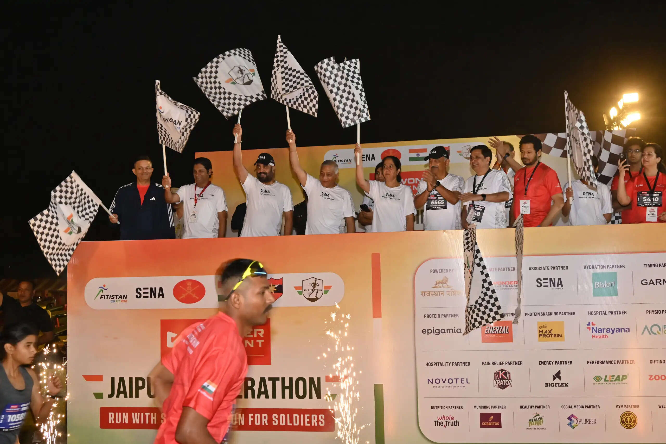 जयपुर सोल्जराथॉन 2026 में 4500 से अधिक धावकों ने लगाई दौड़