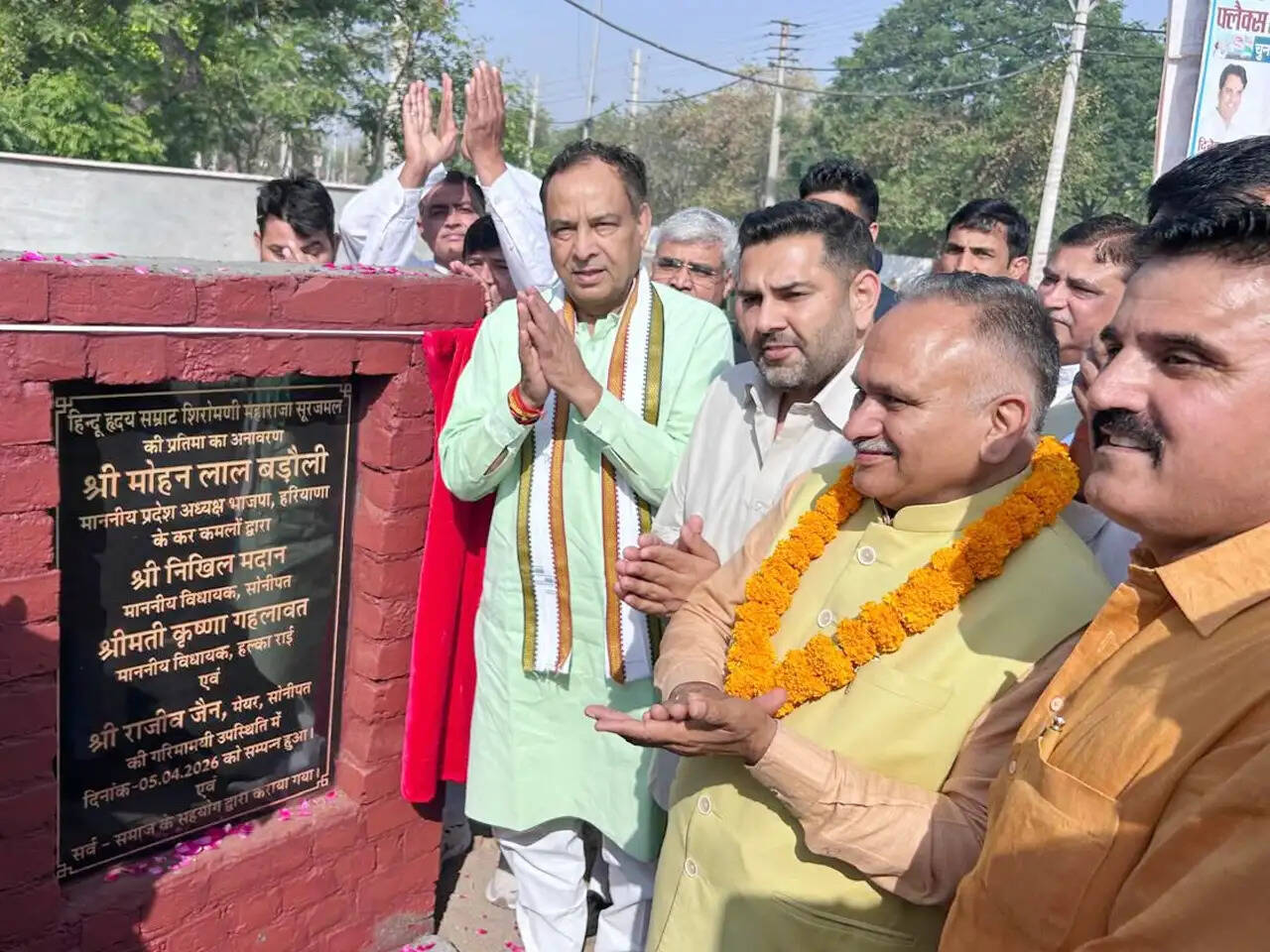 सोनीपत: पांच राज्यों के विधानसभा चुनाव में कमल खिलाएगी जनता: बड़ौली