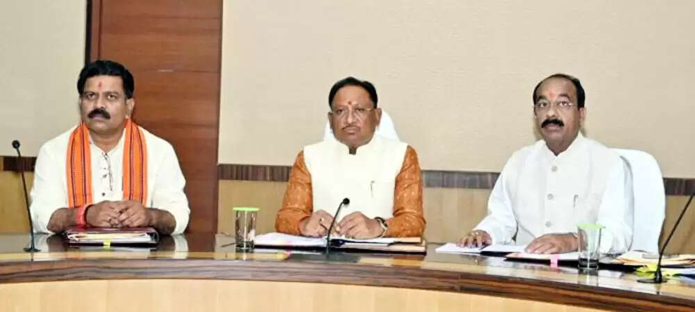 मुख्यमंत्री साय की अध्यक्षता में अध्यक्षता में कैबिनेट बैठक आज